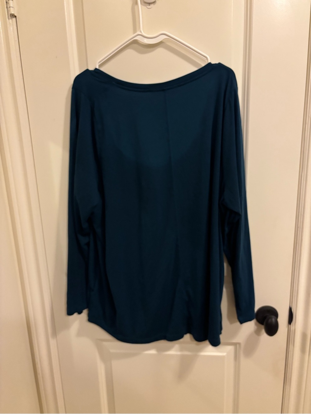 Women’s Athleta long sleeve Tee in Deep Teal Sz 1x - Picture 5 of 6